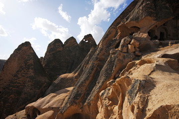 Goreme Valley, Cappadocia, Nevsehir Province in the Central Anatolia Region of Turkey, Asia.