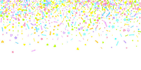 Sprinkles grainy. Cupcake dessert bakery confetti