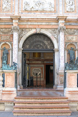 Fototapeta na wymiar Open Campanile Door in Venice Italy