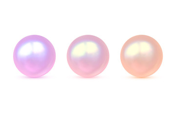 Three shiny pearls