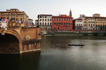 Obraz premium Florencia Italia Ponte Vecchio