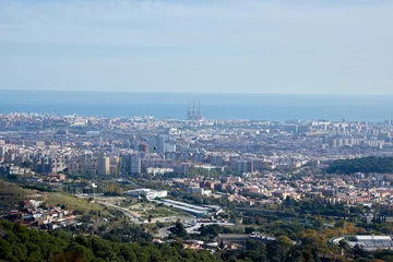 Deurstickers The skyline of Barcelona,Spain © David Soanes