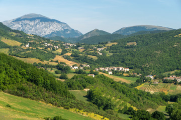 Landscape near Monte Cucco, Marches, Italy