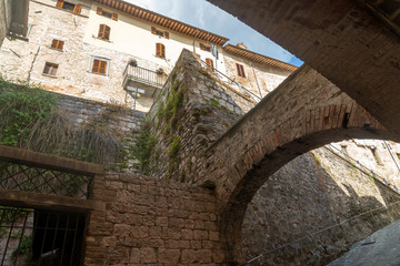 Obraz premium Gubbio, historic city in Umbria, Italy