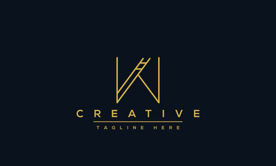 W letter logo Design Modern Monogram Icon. W WW initials based Template and Letters in vector.