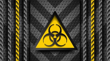 Coronavirus COVID-19 quarantine abstract tech motion background