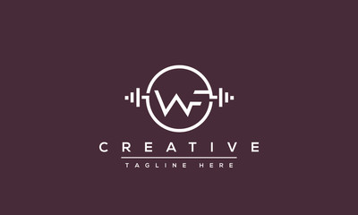 W letter logo Design Modern Monogram Icon. W WW initials based Template and Letters in vector.