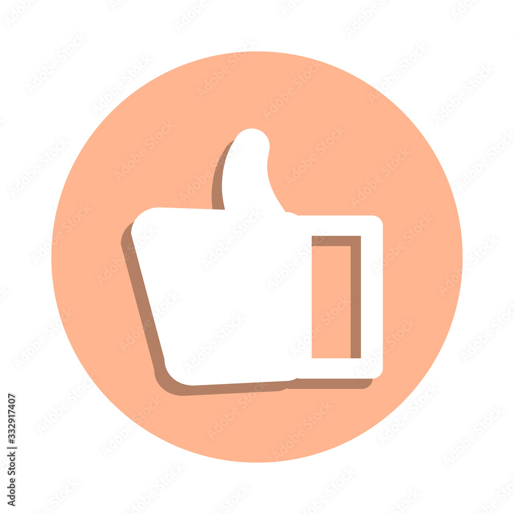 Poster like sign badge icon. simple glyph, flat vector of web icons for ui and ux, website or mobile applic