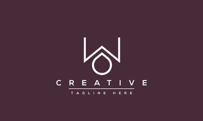 W letter logo Design Modern Monogram Icon. W WW initials based Template and Letters in vector.