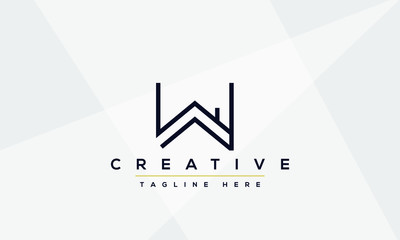 W letter logo Design Modern Monogram Icon. W WW initials based Template and Letters in vector.