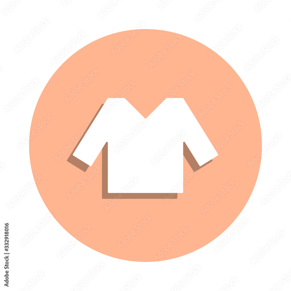 Poster t shirt badge icon. simple glyph, flat vector of web icons for ui and ux, website or mobile applicat