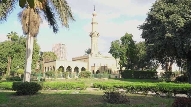  The Al Jazeera Mosque, located in Zamalek district on Gezira island in central Cairo, Egypt