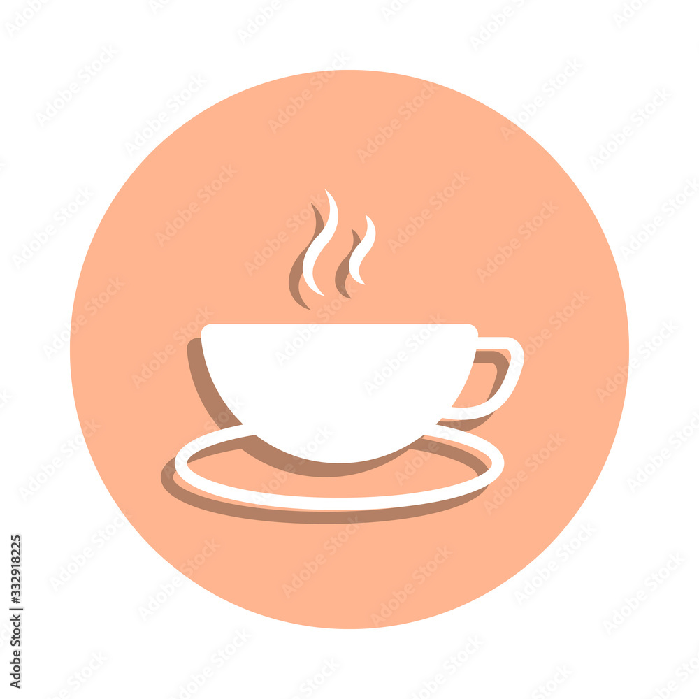 Poster cup badge icon. simple glyph, flat vector of web icons for ui and ux, website or mobile application