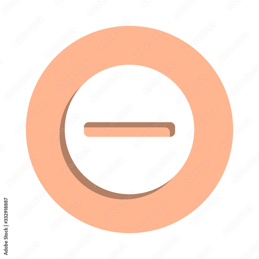Poster no entry badge icon. simple glyph, flat vector of web icons for ui and ux, website or mobile applica