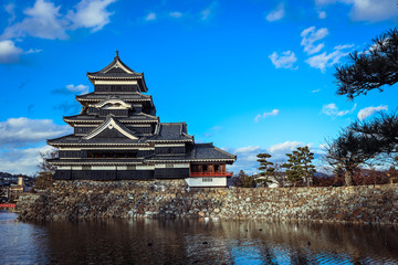 Amazing View to the Matsumoto Castle, Japan
