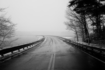 Road into Fog