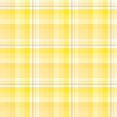 Seamless pattern in fascinating cozy yellow colors for plaid, fabric, textile, clothes, tablecloth and other things. Vector image.