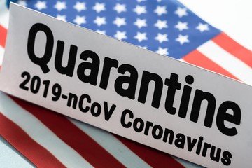 Quarantine virus coronavirus american epidemic, medical 2019-ncov.