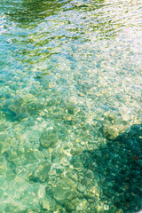 texture of surface of water in sea