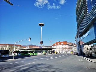 Fototapeta na wymiar Graz Andreas-Hofer_Platz