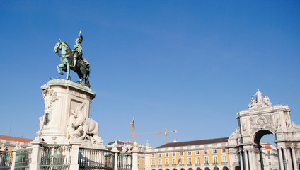 square in lisbon in portugal