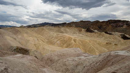view on Death valley mountain park