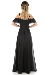 woman dress shot in studio