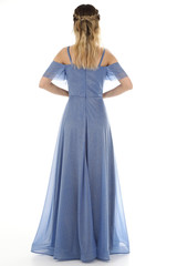 woman dress shot in studio