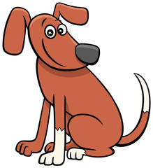 cartoon dog or puppy comic animal character