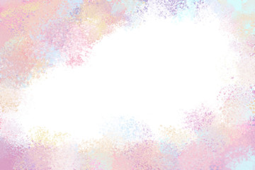 Abstract watercolor background. The color splashing on the paper. Ready to print big background texture with hand drawn watercolor elements. Watercolor textured backdrop. Abstract wet painting.