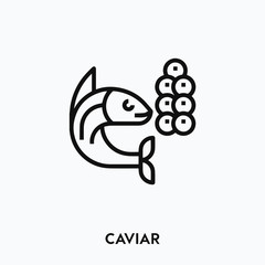 caviar icon vector. caviar symbol sign