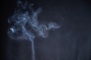  Smoke in motion on dark background