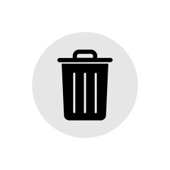 solid icons for Garbage,vector illustrations