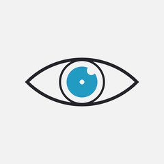 Eyes icon. Vision symbol design element. Vector illustration
