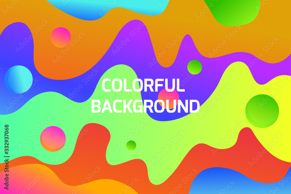 Fototapete abstract texture, background color gradient pattern. geometric wave lines set vector