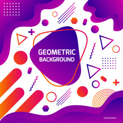 Abstract texture, background color gradient pattern. Geometric wave lines set vector 