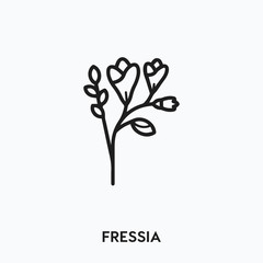 freesia icon vector. gerbera icon vector symbol illustration. Modern simple vector icon for your design. freesia icon vector	