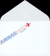 Luftpost airmail Umschlag envelope vintage retro Flugzeug plane air mail Par Avion Post letter mail...
