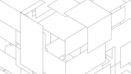 Abstract geometric background, modern pattern design, vector illustration