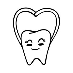 A HEALTHY TOOTH IS HAPPY AND SMILING