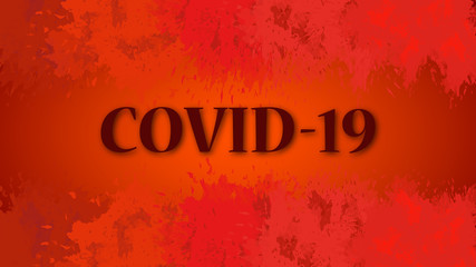 Covid-19 Corona virus concept illustration 