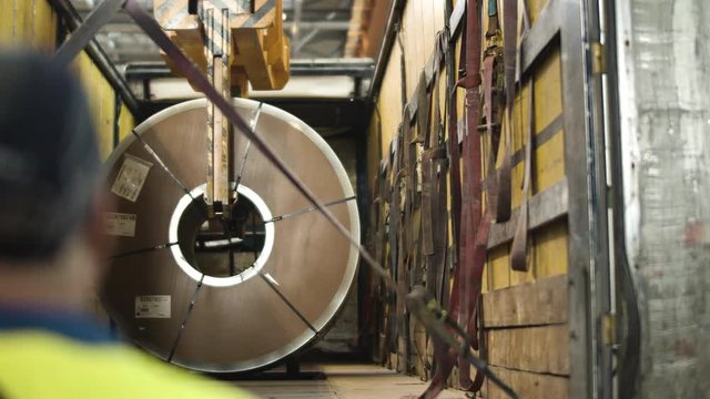 Automobile manufacturing industry. Rolled steel coil for pressing custom car parts