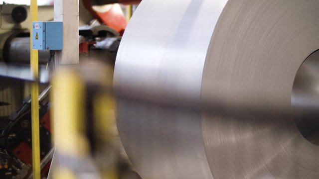 Automobile manufacturing industry. Rolled steel coil for pressing custom car parts