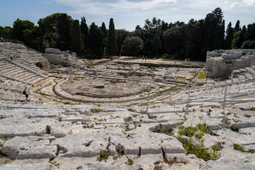 Archaeological Park in Syracuse Italy (Sicily)