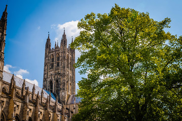 The old cathedral in Canterbury
