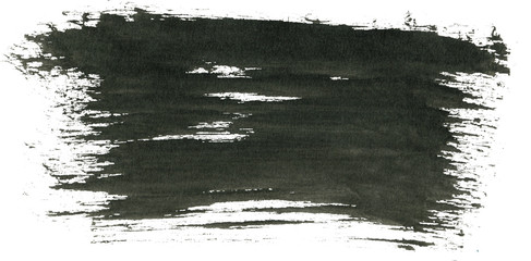 Brush paint strokes. Texture brushes and modern grunge brush lines. Ink brush artistic design element for frame design. Isolated elements set. Rough smears and stains