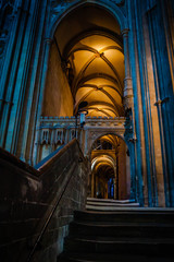 The old cathedral in Canterbury