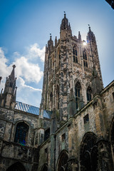 Fototapeta premium The old cathedral in Canterbury