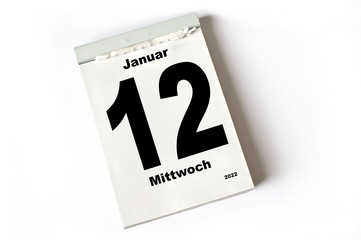 12. Januar 2022