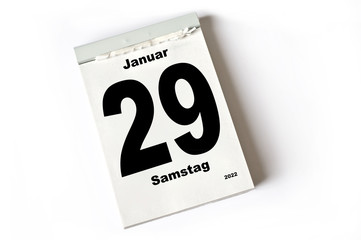 29. Januar 2022